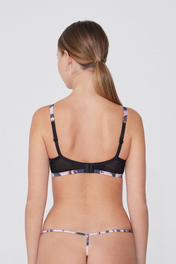 Tezenis Sujetador Balconette Prague Cobertura Total Soft Animalier