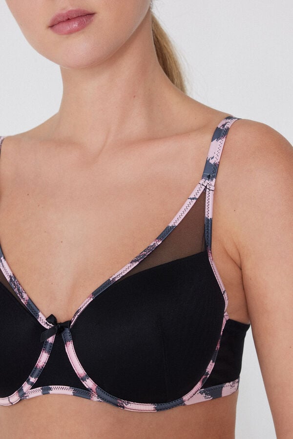 Tezenis Sujetador Balconette Prague Cobertura Total Soft Animalier