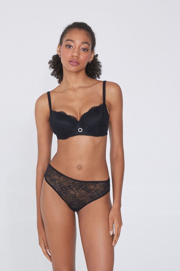 Tezenis Sujetador Balconette Prague De Cobertura Total Sensual Lace