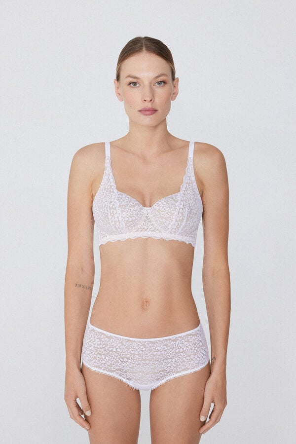 Tezenis Sujetador Balconette Sin Relleno De Encaje Reciclado Paris