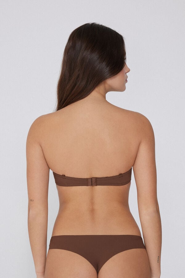 Tezenis Sujetador Bandeau Acolchado De Microfibra Reciclada De New York