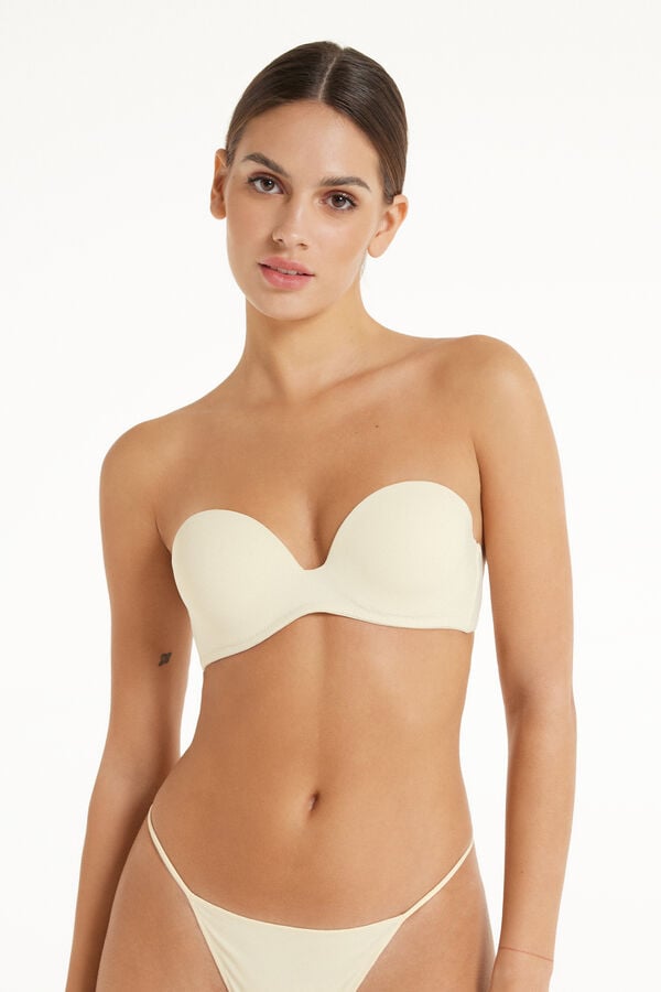 Tezenis Sujetador Bandeau Acolchado De Microfibra Reciclada De New York