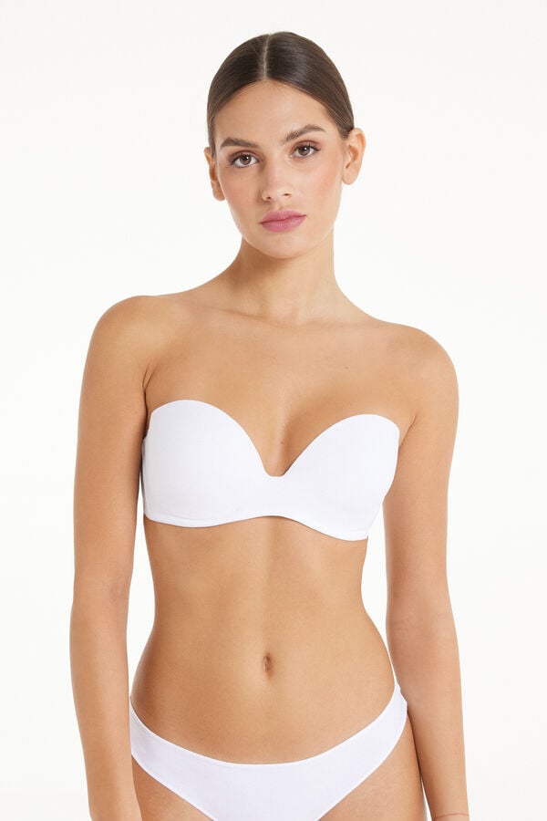 Tezenis Sujetador bandeau acolchado de microfibra reciclada de New York