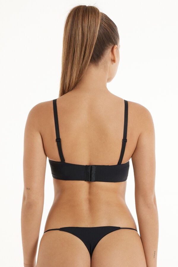 Tezenis Sujetador Bandeau Con Relleno Ligero De Microfibra Reciclada Full Coverage