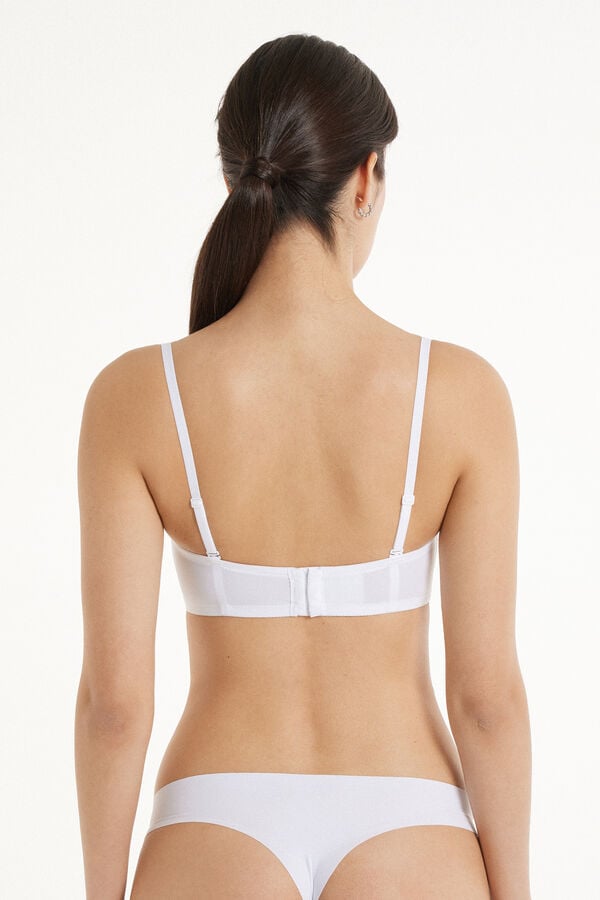 Tezenis Sujetador Bandeau Escotado Con Relleno De Microfibra Reciclada