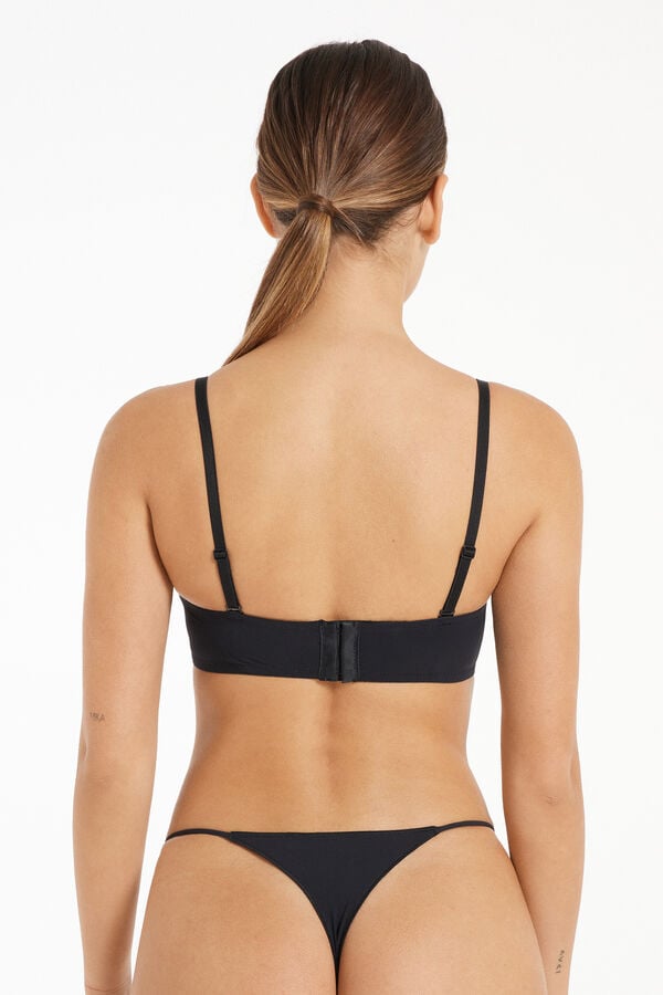 Tezenis Sujetador Bandeau Escotado Con Relleno De Microfibra Reciclada