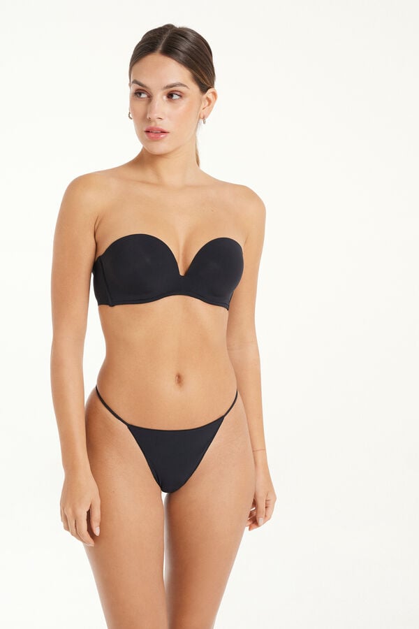 Tezenis Sujetador Bandeau Escotado Con Relleno De Microfibra Reciclada