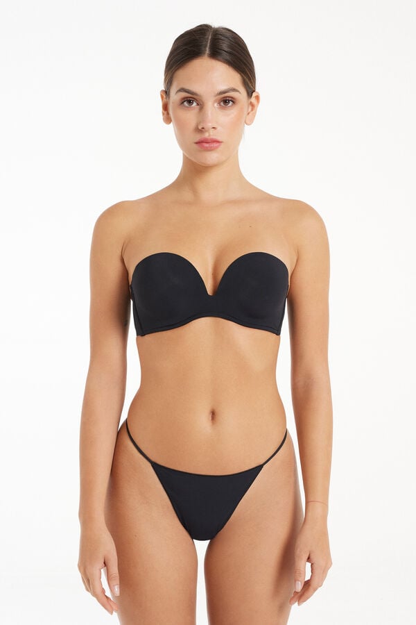 Tezenis Sujetador Bandeau Escotado Con Relleno De Microfibra Reciclada