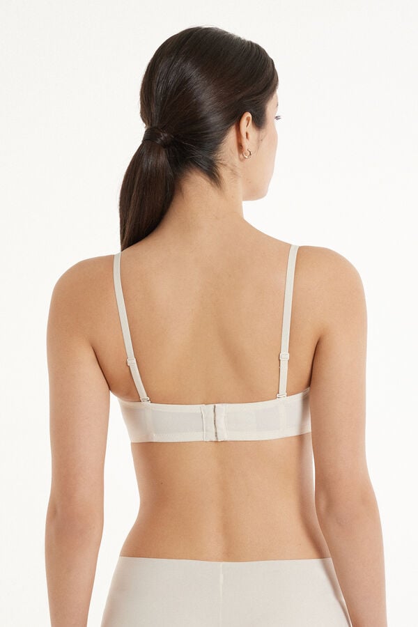 Tezenis Sujetador Bandeau Escotado Con Relleno De Microfibra Reciclada