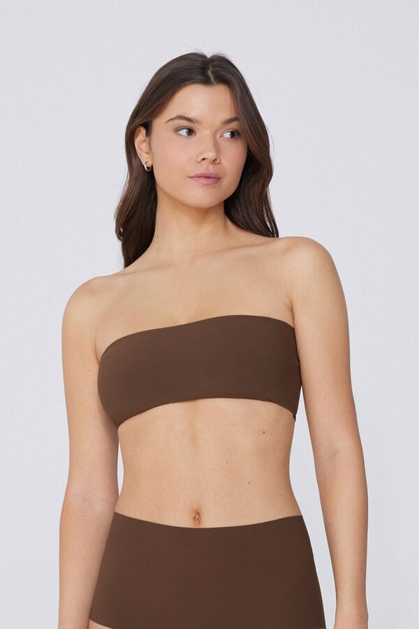 Tezenis Sujetador Bandeau Sidney de Microfibra Reciclada