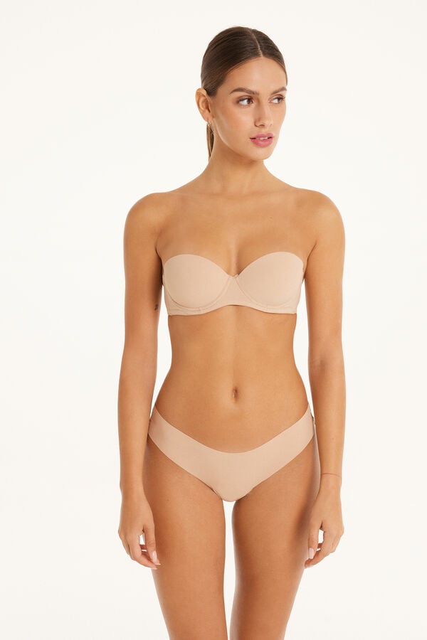 Tezenis Sujetador Bandeau Superrelleno Madrid De Microfibra Reciclada