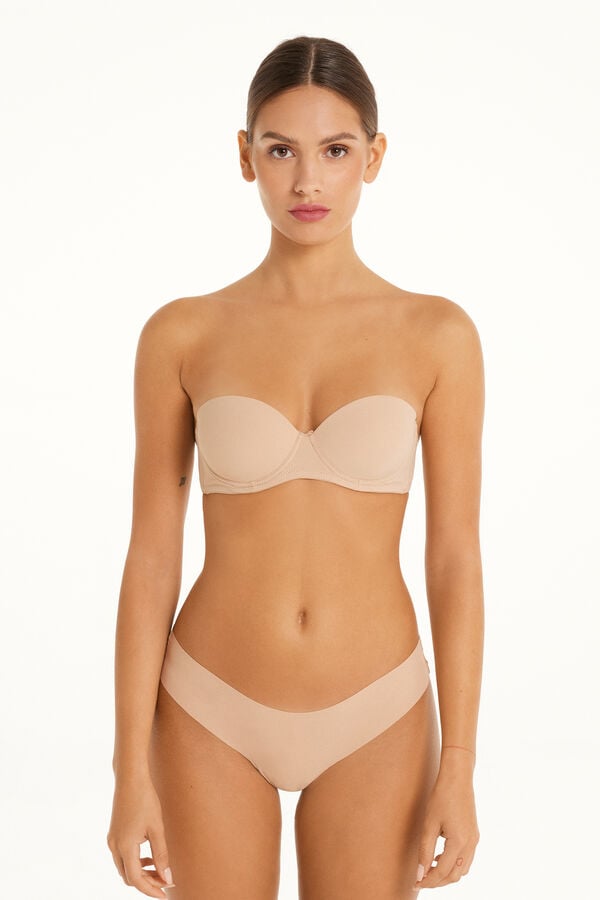 Tezenis Sujetador Bandeau Superrelleno Madrid De Microfibra Reciclada