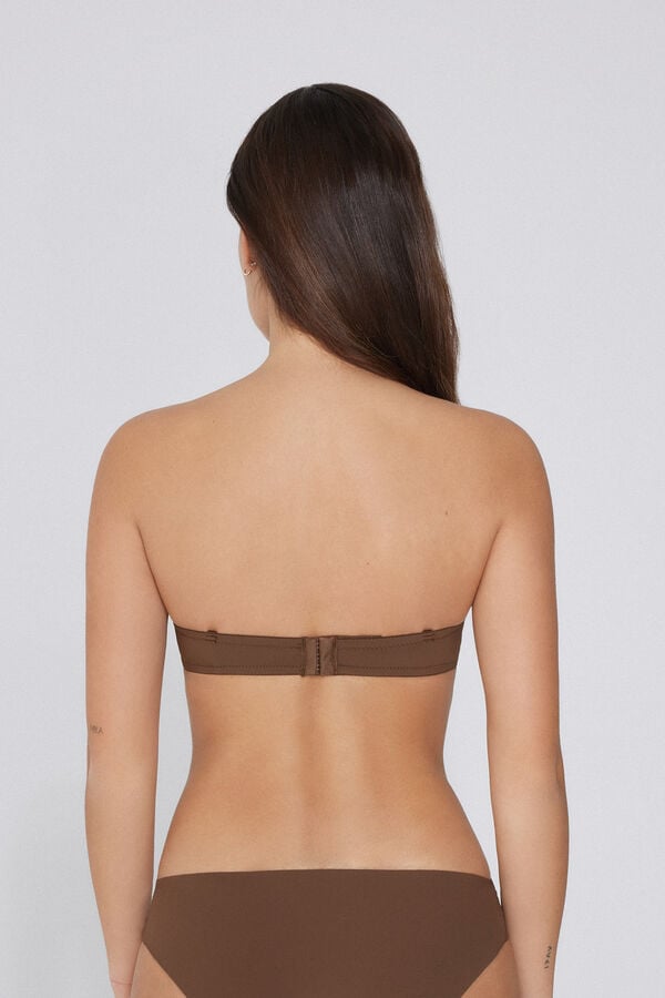 Tezenis Sujetador Bandeau Superrelleno Madrid De Microfibra Reciclada