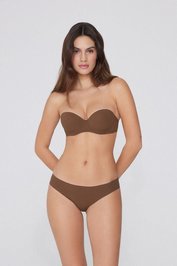 Tezenis Sujetador Bandeau Superrelleno Madrid De Microfibra Reciclada