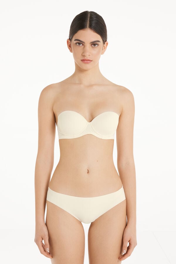 Tezenis Sujetador Bandeau Superrelleno Madrid De Microfibra Reciclada