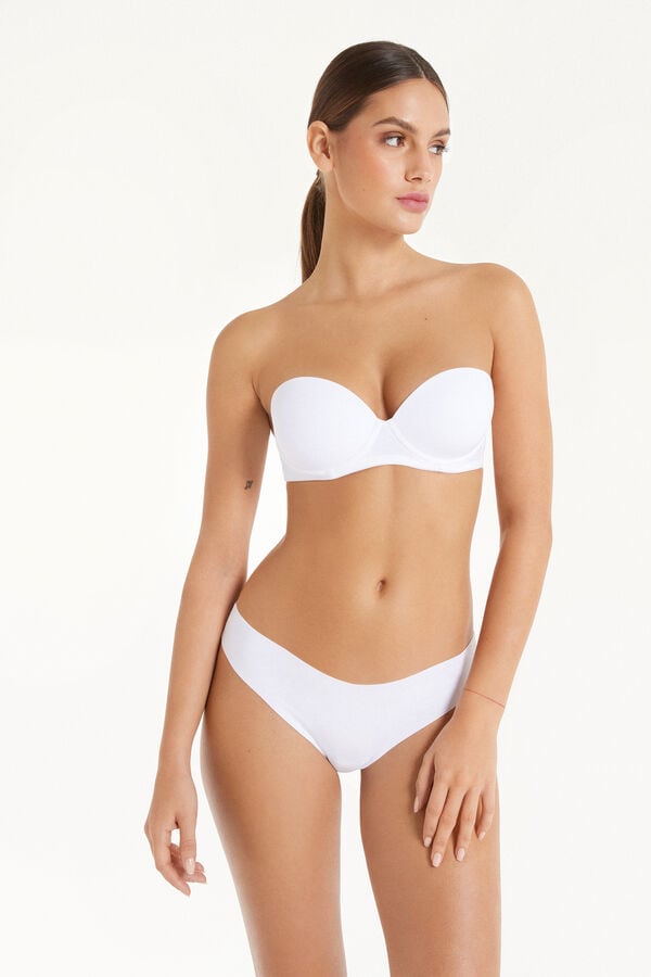 Tezenis Sujetador Bandeau Superrelleno Madrid De Microfibra Reciclada