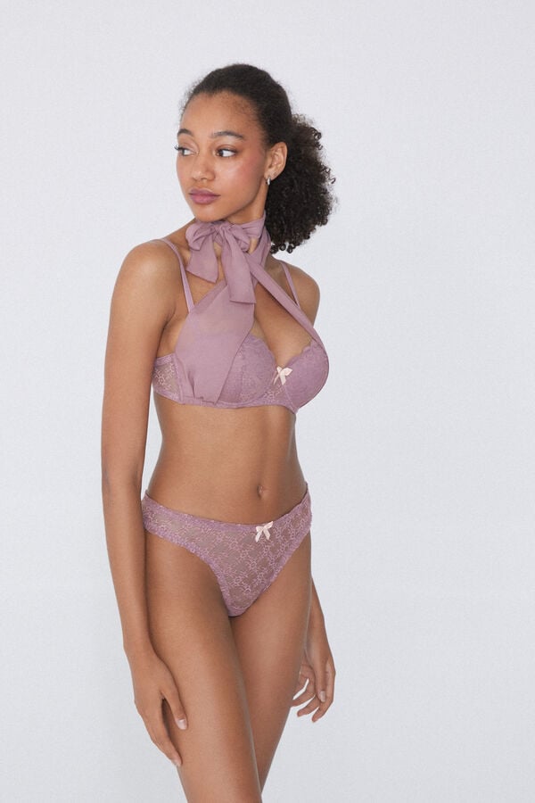 Tezenis Sujetador Bandeau Superrelleno Soft Mauve Chiffon Madrid