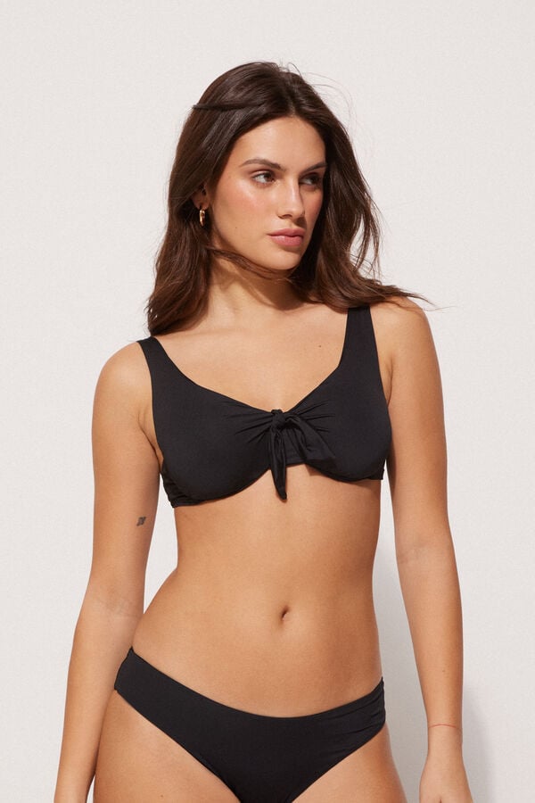 Tezenis Sujetador De Bikini Balconette De Microfibra Reciclada Con Lazo
