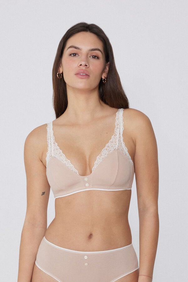 Tezenis Sujetador de Triángulo Havana con un Poco de Relleno Delicate Touch