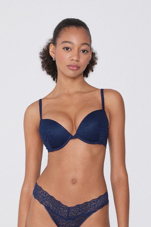 Tezenis Sujetador Push-Up Con Relleno De Encaje Reciclado Venice