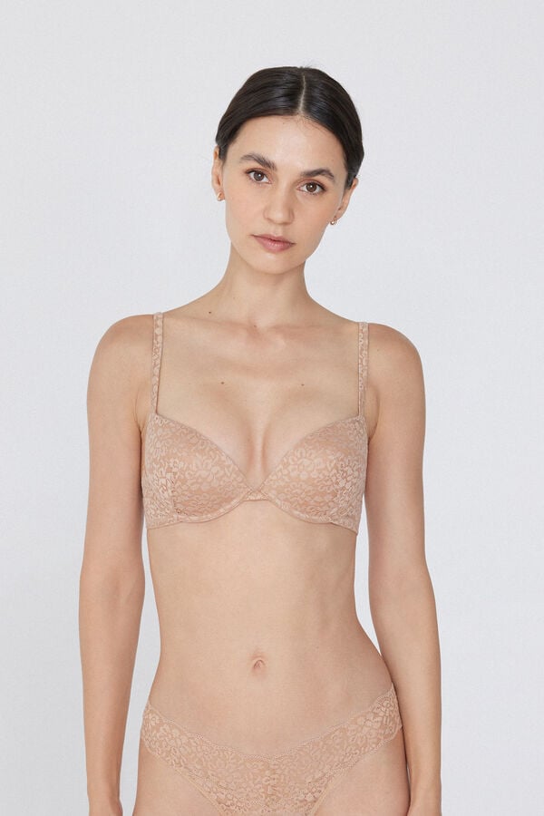 Tezenis Sujetador Push-Up Con Relleno De Encaje Reciclado Venice