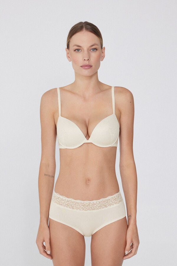 Tezenis Sujetador Push-Up Con Relleno De Encaje Reciclado Venice