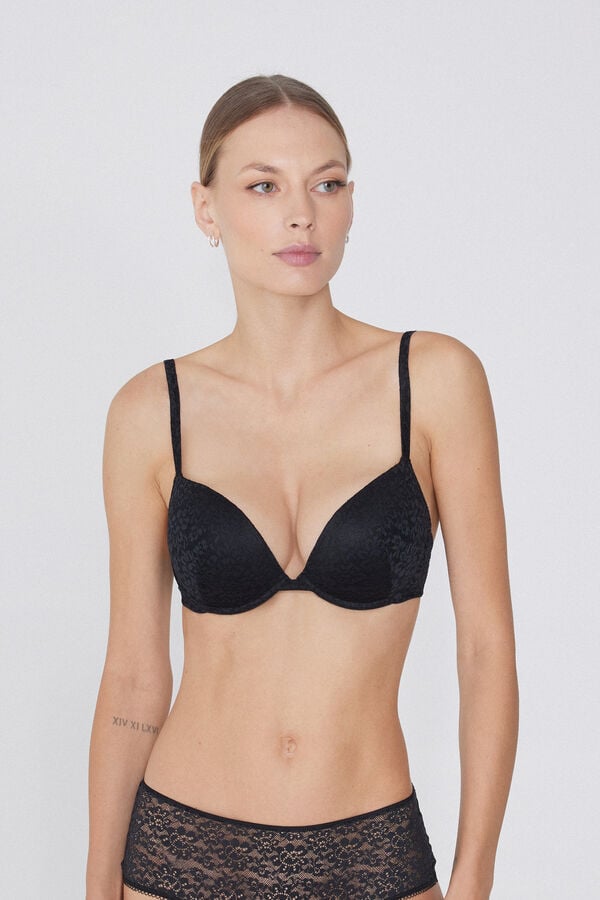 Tezenis Sujetador Push-Up con Relleno de Encaje Reciclado Venice