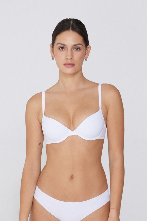 Tezenis Sujetador Push-Up de Algodón Orgánico Athens
