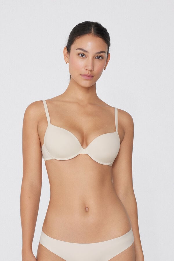 Tezenis Sujetador Push-Up de Algodón Orgánico Athens