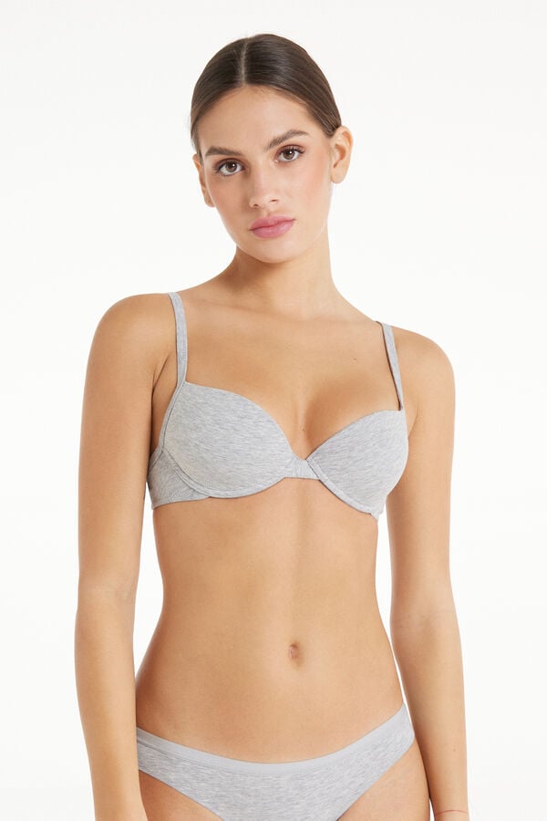 Tezenis Sujetador Push-Up de Algodón Orgánico Athens