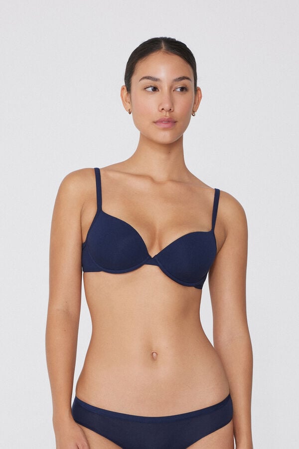 Tezenis Sujetador Push-Up de Algodón Orgánico Athens