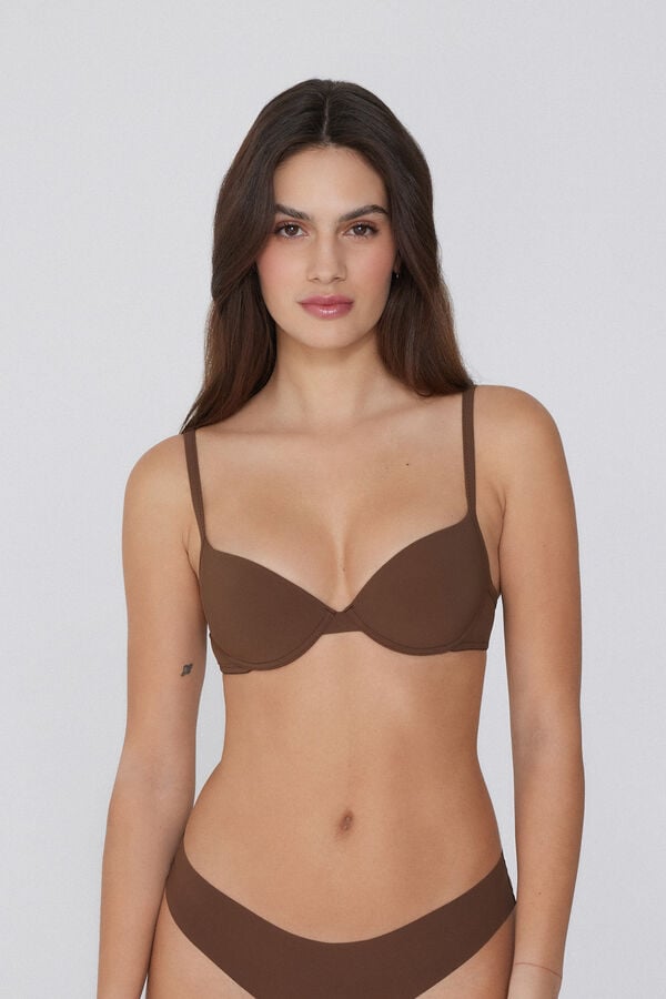 Tezenis Sujetador Push-Up de Microfibra Reciclada Athens