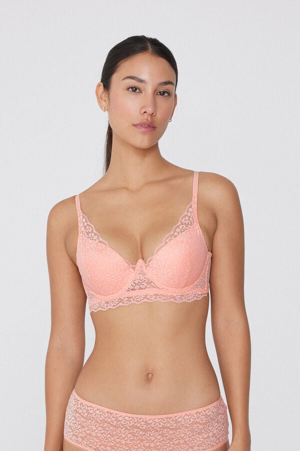 Tezenis Sujetador Super Push-Up de Encaje Reciclado Malibù