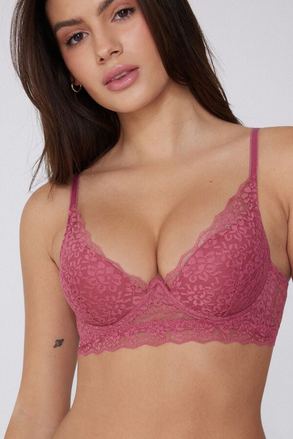 Tezenis Sujetador Super Push-Up De Encaje Reciclado Malibù