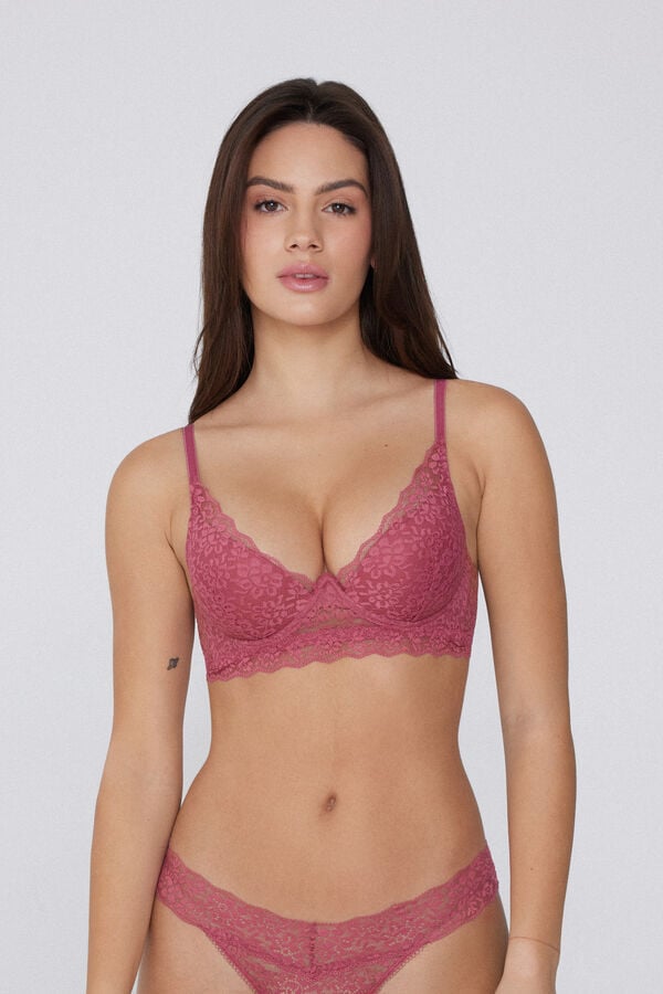 Tezenis Sujetador Super Push-Up de Encaje Reciclado Malibù