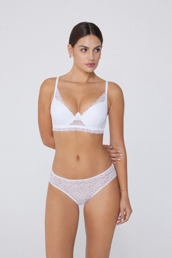 Tezenis Sujetador Super Push-Up De Encaje Reciclado Malibù