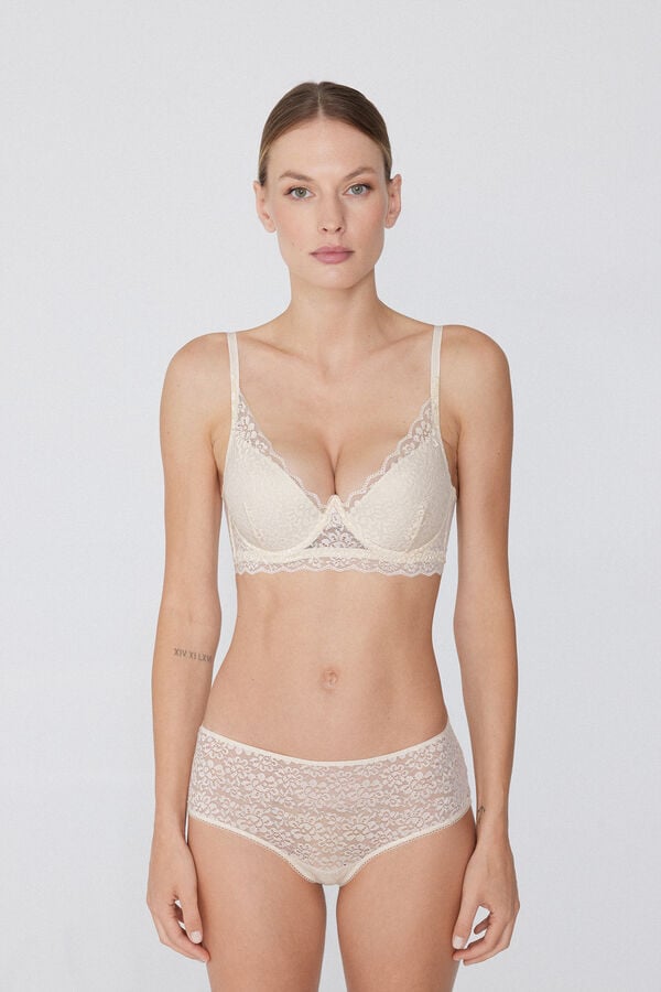 Tezenis Sujetador Super Push-Up De Encaje Reciclado Malibù