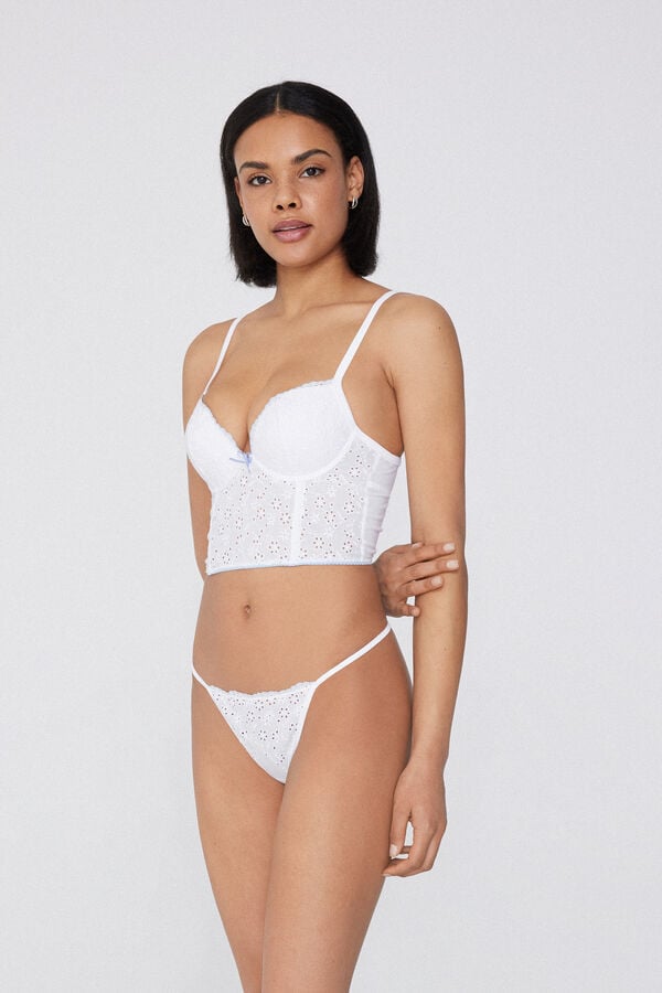 Tezenis Sujetador Tipo Top Push-Up Con Relleno Algodón Fairy Princess