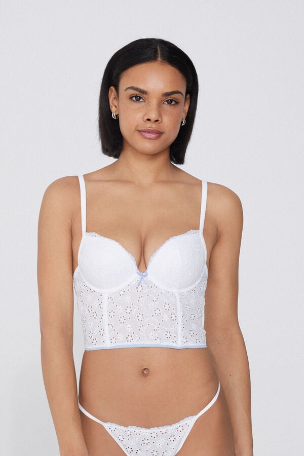 Tezenis Sujetador Tipo Top Push-Up Con Relleno Algodón Fairy Princess