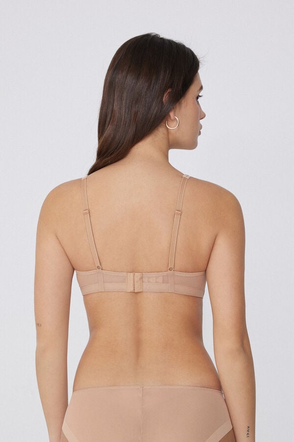 Tezenis Sujetador Triangular Con Relleno Ligero De Tul Havana Essential