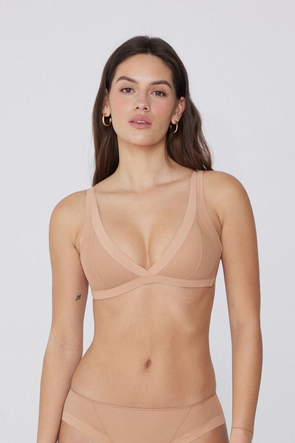 Tezenis Sujetador triangular con relleno ligero de tul Havana Essential