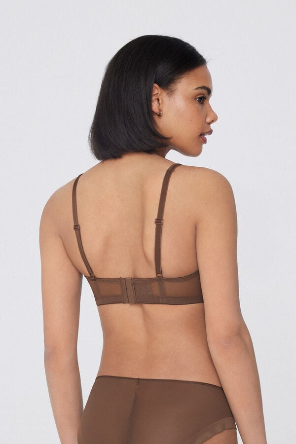 Tezenis Sujetador Triangular Con Relleno Ligero De Tul Havana Essential