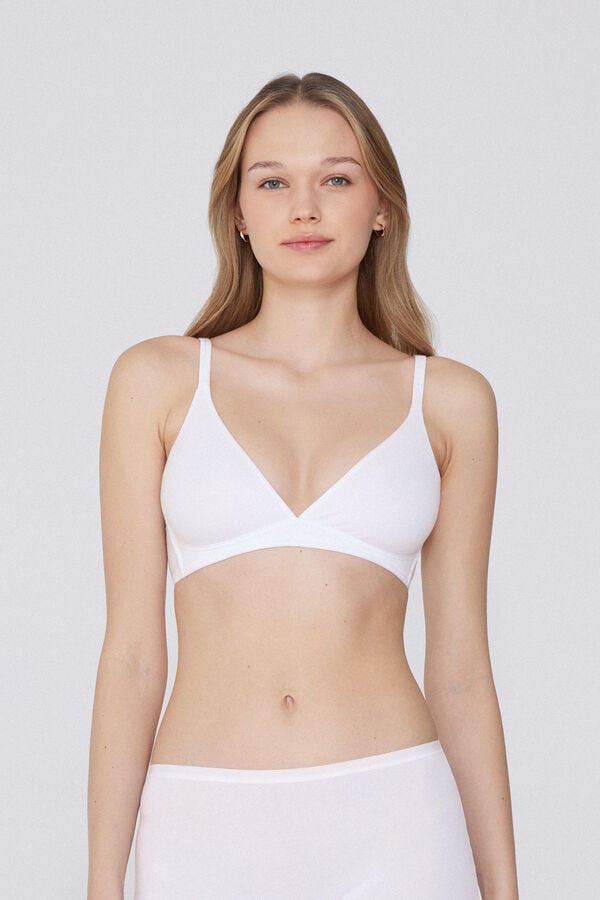 Tezenis Sujetador Triángulo Algodón Orgánico Lisbon