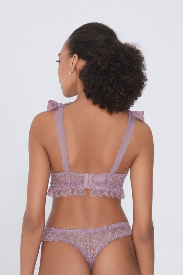 Tezenis Sujetador Triángulo Con Copas De Espuma Fina Soft Mauve Chiffon Havana