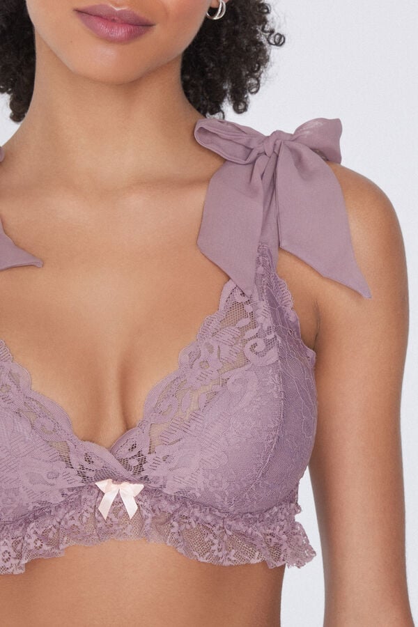 Tezenis Sujetador Triángulo Con Copas De Espuma Fina Soft Mauve Chiffon Havana