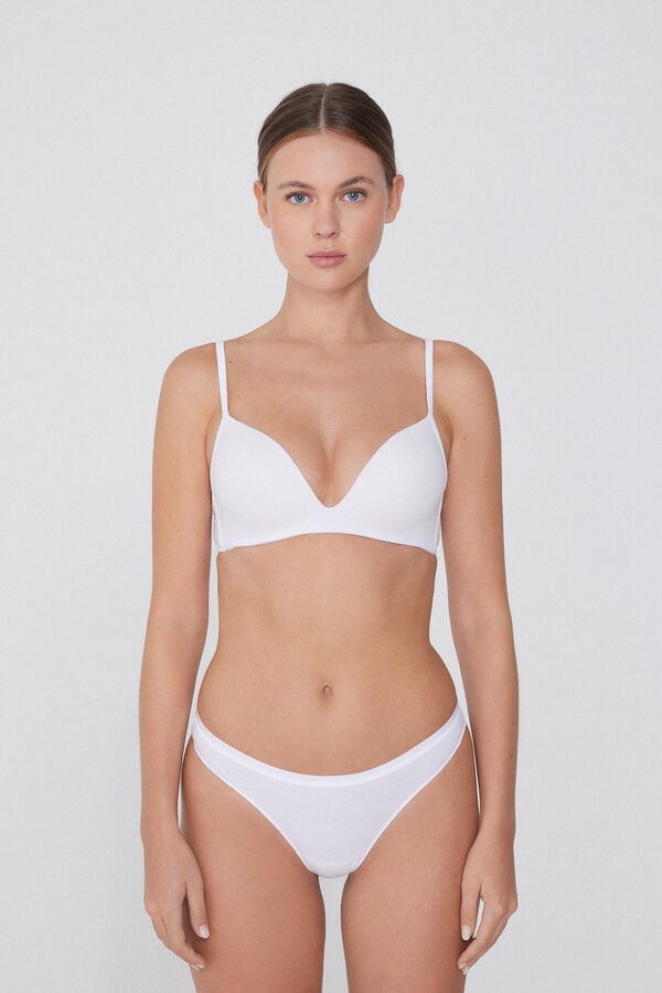 Tezenis Sujetador Triángulo Con Relleno Ligero De Algodón Orgánico London