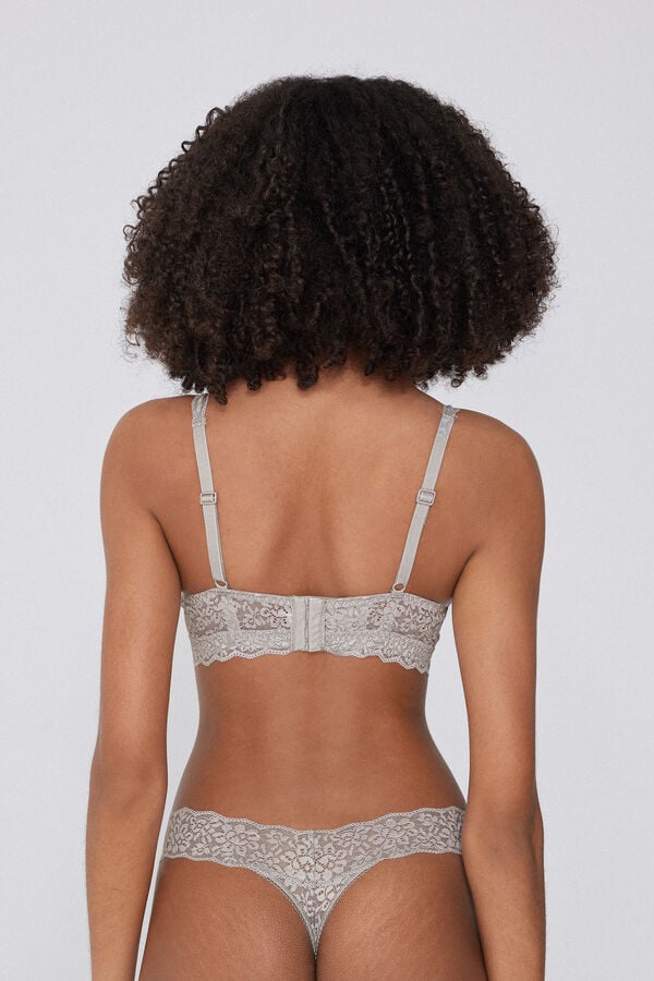 Tezenis Sujetador Triángulo De Encaje Reciclado Havana