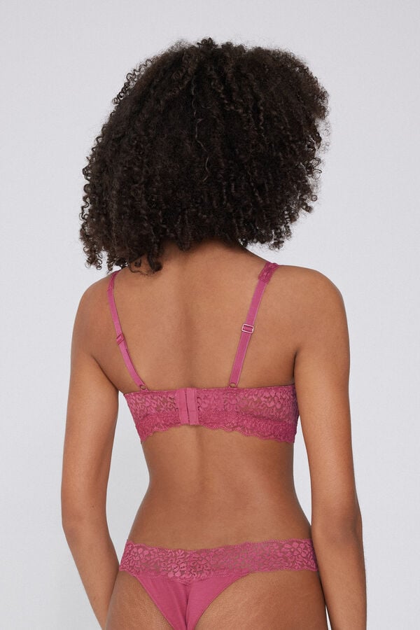 Tezenis Sujetador Triángulo De Encaje Reciclado Havana