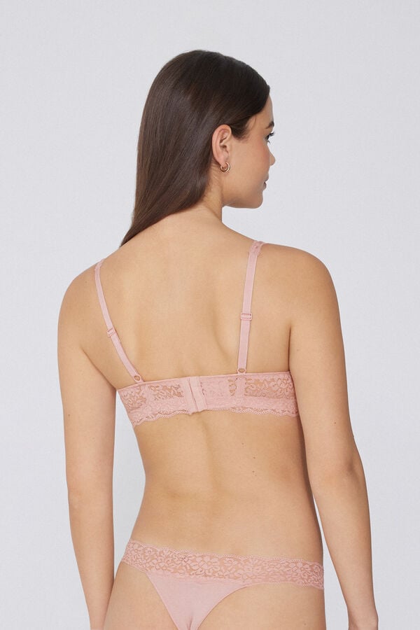 Tezenis Sujetador Triángulo De Encaje Reciclado Havana