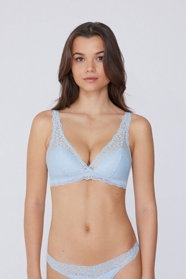 Tezenis Sujetador Triángulo De Encaje Reciclado Havana